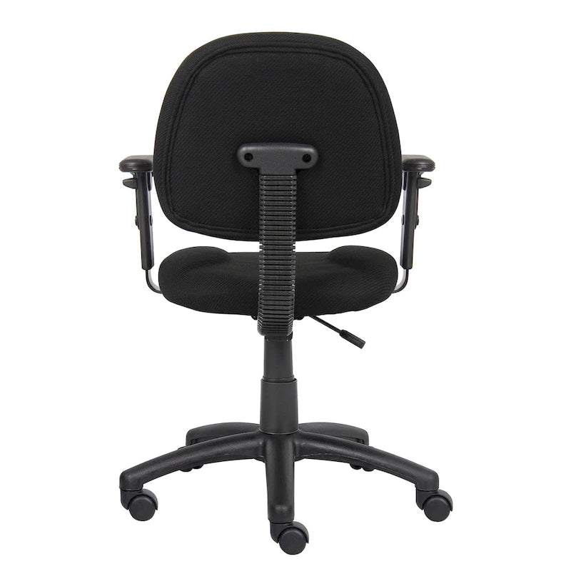 Silla de tela para postura con brazos ajustables