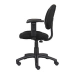 Silla de tela para postura con brazos ajustables