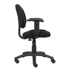 Silla de tela para postura con brazos ajustables