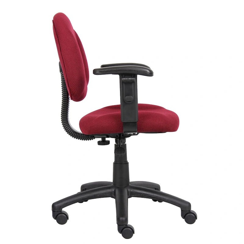 Silla de tela para postura con brazos ajustables