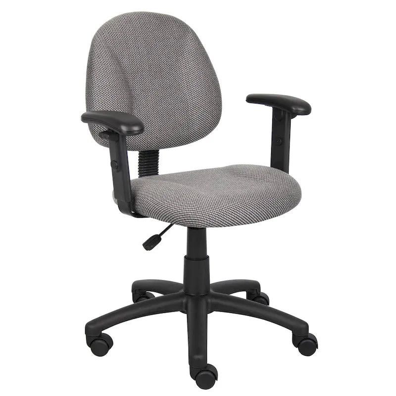 Silla de tela para postura con brazos ajustables