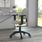 Silla de tela para postura con brazos ajustables