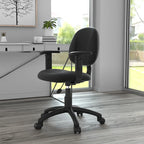 Silla de tela para postura con brazos ajustables