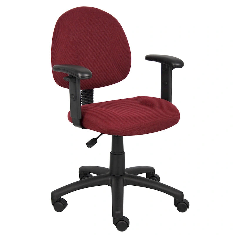 Silla de tela para postura con brazos ajustables