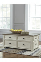 Bolanburg Two-Tone Coffee Table with Lift Top