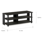 Mueble de TV de madera de 3 niveles
