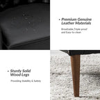 Sillón barril con respaldo capitoné y patas de madera