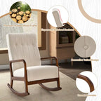 Conjunto de mecedora con otomana - Gris