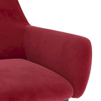 Sillas de comedor tapizadas con patas de metal, juego de 2 – Terciopelo, 55.88 x 55.88 x 78 cm