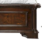 Marco de cama de madera tamaño King - Marrón