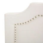 Cabecero tapizado Queen/Full de 62" con detalles de tachuelas