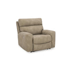 Sillón reclinable eléctrico con reposacabezas ajustable - Beige