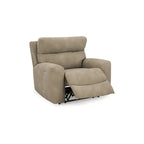 Sillón reclinable eléctrico con reposacabezas ajustable - Beige