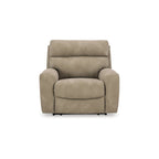 Sillón reclinable eléctrico con reposacabezas ajustable - Beige
