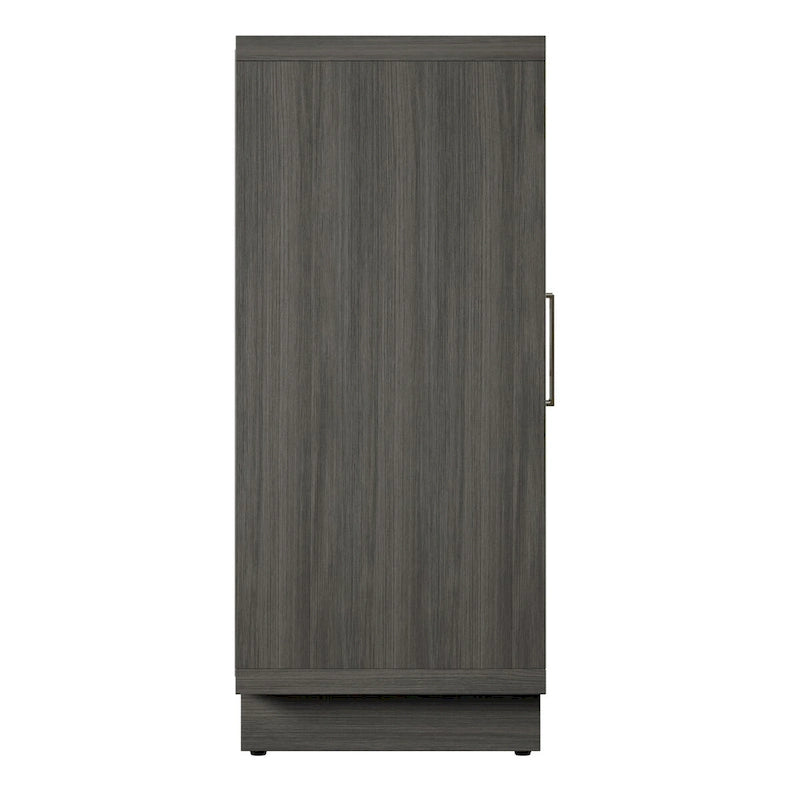 Aparador de estilo costero con puertas de paneles de lino