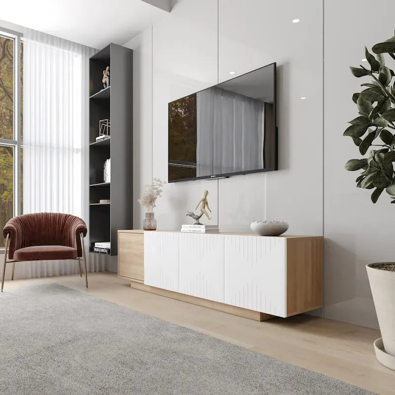 Mueble de TV para televisores de hasta 80 pulgadas
