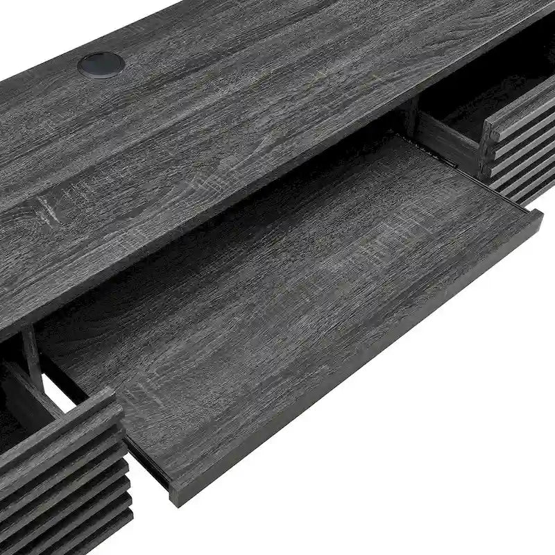 Escritorio de oficina de madera para montar en la pared