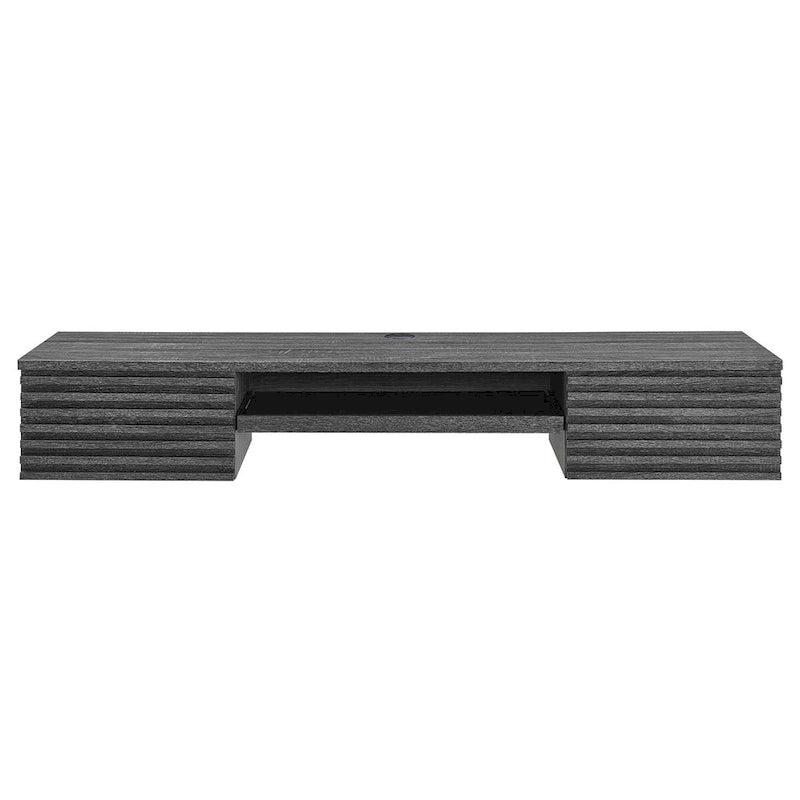 Escritorio de oficina de madera para montar en la pared