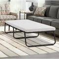 Cama plegable para invitados con colchón de espuma de gel