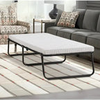 Cama plegable para invitados con colchón de espuma de gel