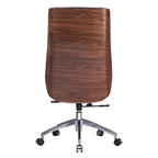 Silla ejecutiva de oficina con respaldo alto y ruedas