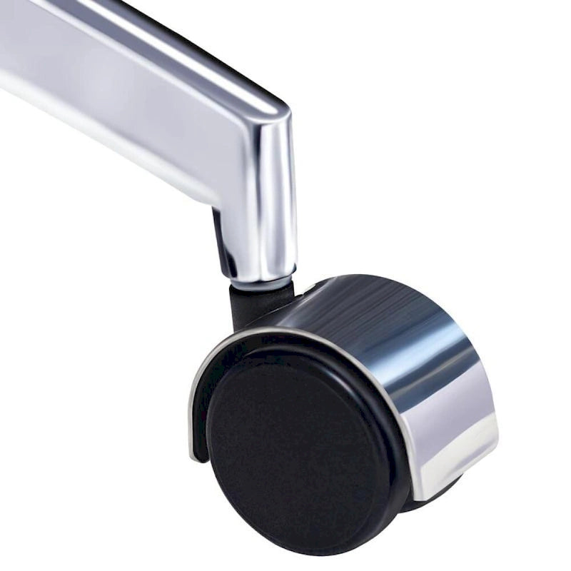 Silla ejecutiva de oficina con respaldo alto y ruedas