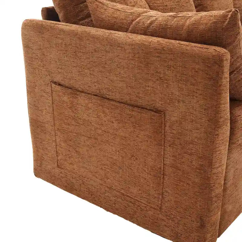 Sofá Seccional Modular con Almacenamiento y Función Reclinable