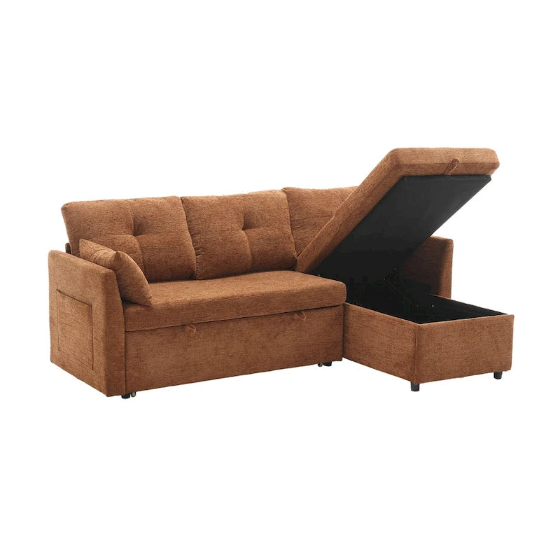 Sofá Seccional Modular con Almacenamiento y Función Reclinable