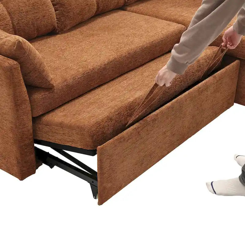 Sofá Seccional Modular con Almacenamiento y Función Reclinable