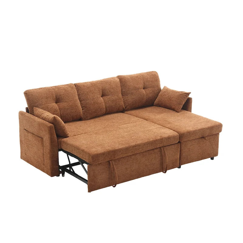 Sofá Seccional Modular con Almacenamiento y Función Reclinable
