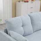 Sofá Seccional Modular con Almacenamiento y Función Reclinable
