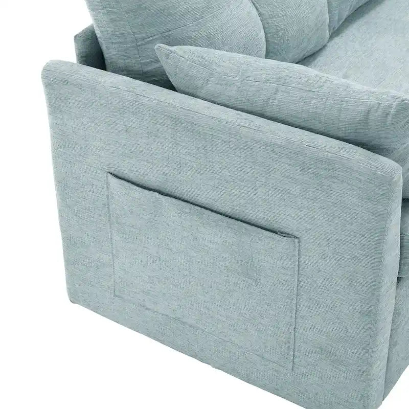 Sofá Seccional Modular con Almacenamiento y Función Reclinable