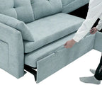 Sofá Seccional Modular con Almacenamiento y Función Reclinable