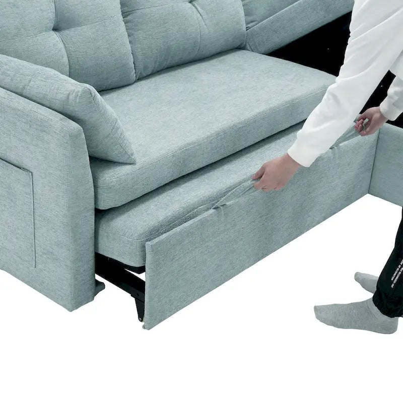 Sofá Seccional Modular con Almacenamiento y Función Reclinable