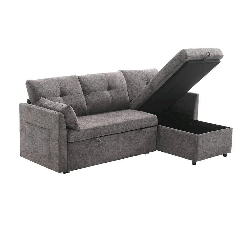 Sofá Seccional Modular con Almacenamiento y Función Reclinable