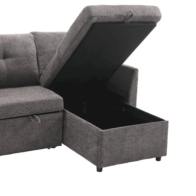 Sofá Seccional Modular con Almacenamiento y Función Reclinable