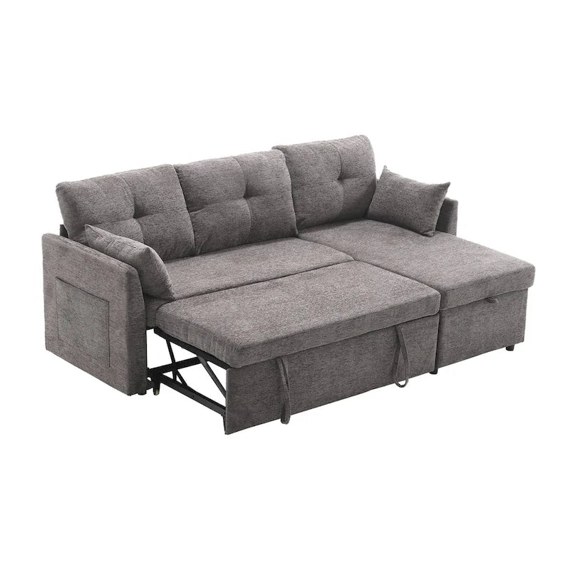 Sofá Seccional Modular con Almacenamiento y Función Reclinable