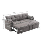 Sofá Seccional Modular con Almacenamiento y Función Reclinable