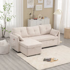 Sofá Seccional Modular con Almacenamiento y Función Reclinable
