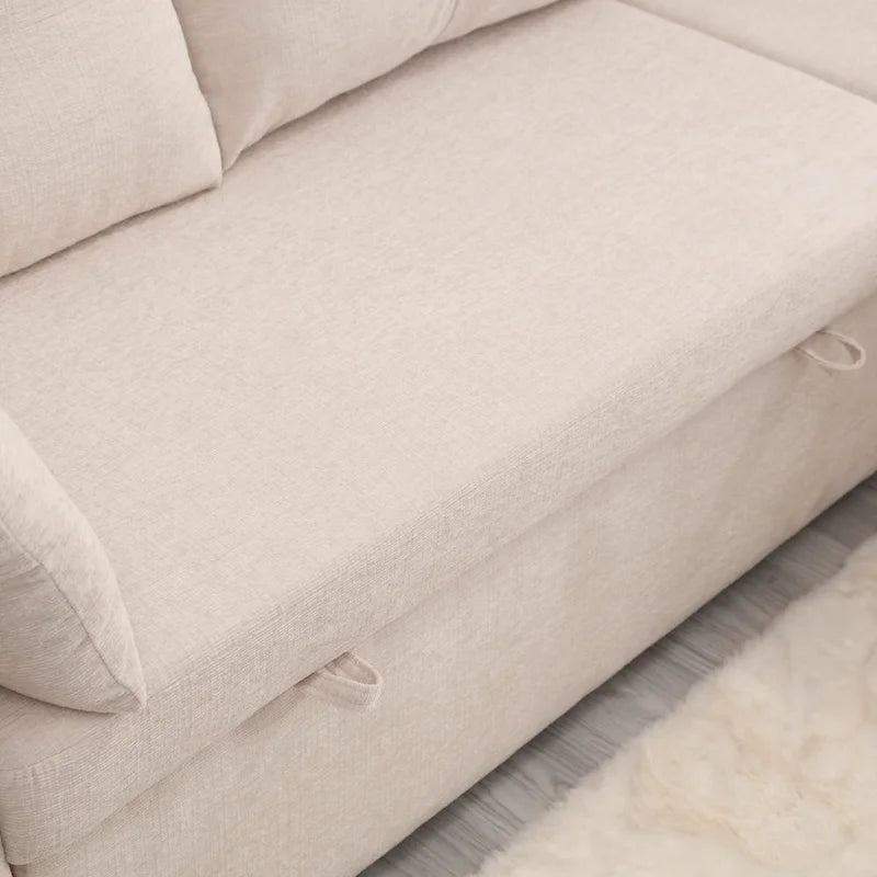 Sofá Seccional Modular con Almacenamiento y Función Reclinable