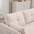 Sofá Seccional Modular con Almacenamiento y Función Reclinable