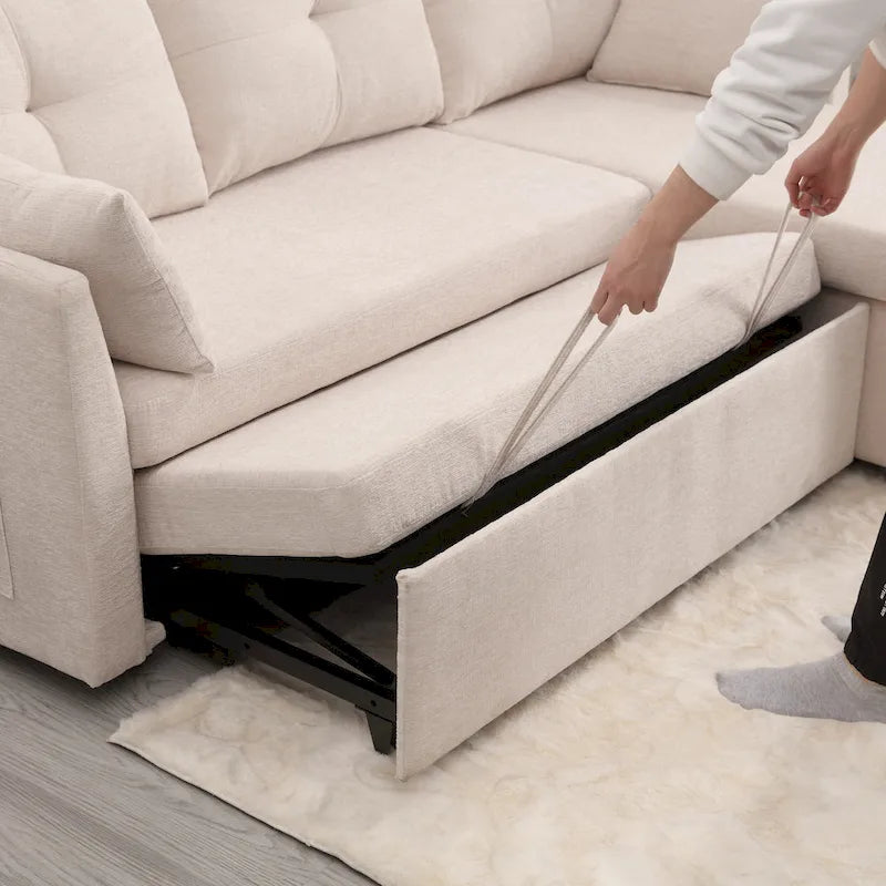 Sofá Seccional Modular con Almacenamiento y Función Reclinable
