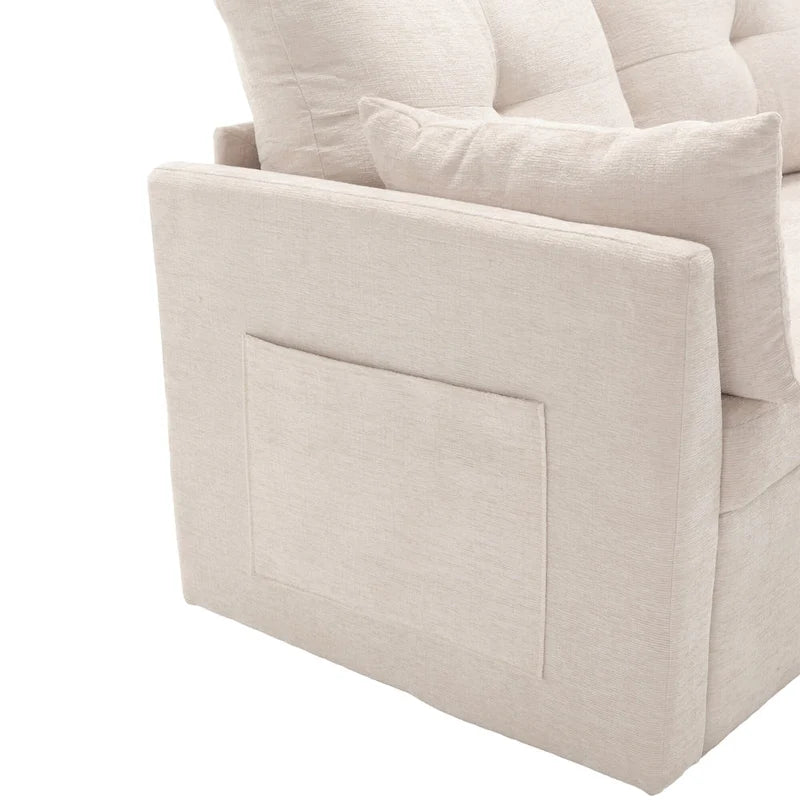 Sofá Seccional Modular con Almacenamiento y Función Reclinable