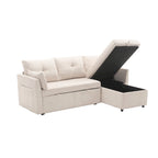Sofá Seccional Modular con Almacenamiento y Función Reclinable