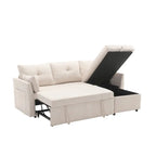 Sofá Seccional Modular con Almacenamiento y Función Reclinable